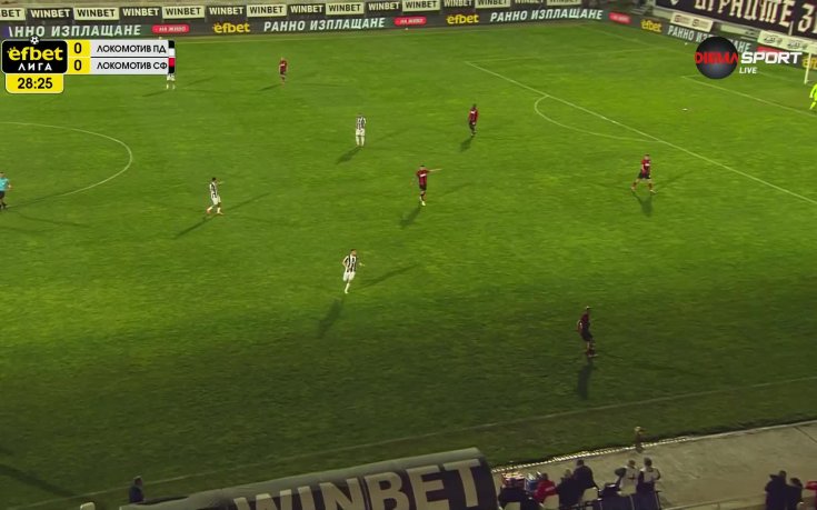 Греда и сериозен пропуск на Локо Пд срещу Локо Сф (видео)