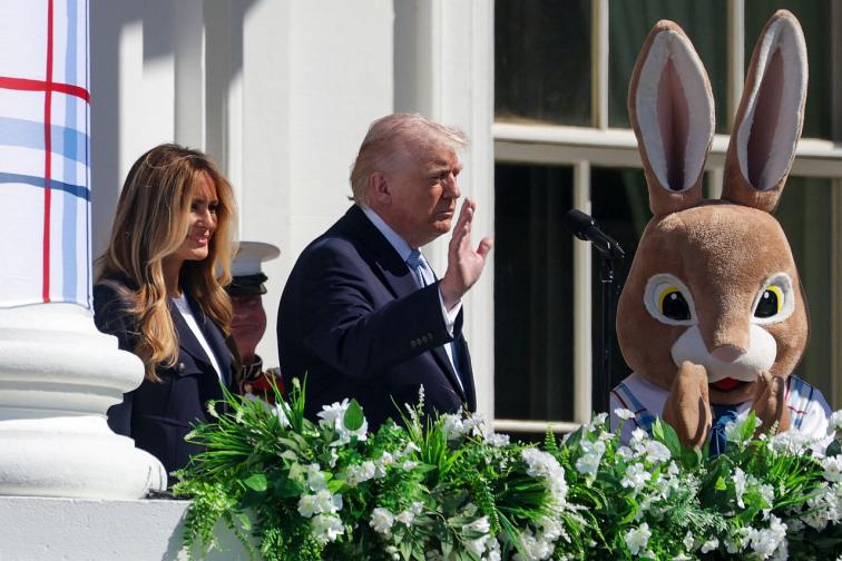 Белия дом Великден Доналд Тръмп Мелания Тръмп