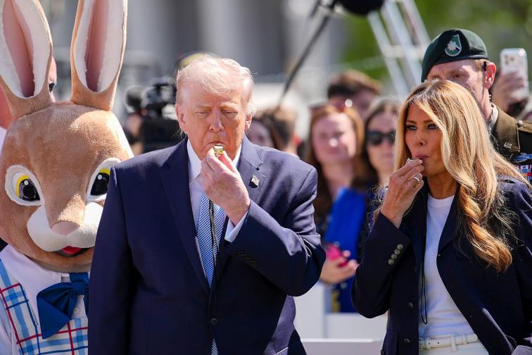 Белия дом Великден Доналд Тръмп Мелания Тръмп