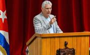 Президентът на Куба Мигел Диас-Канел