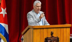 Президентът на Куба Мигел Диас-Канел