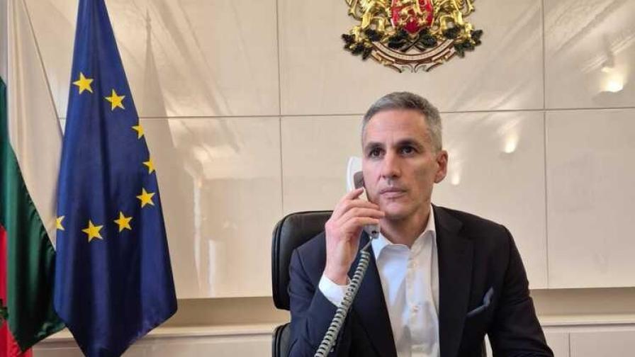 Гюров разговаря с държавния секретар на САЩ Марко Рубио