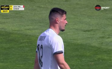 Илия Юруков остави Ботев Враца в намален състав след втори жълт картон