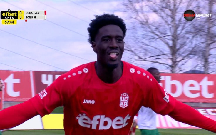 Кой, ако не той: Мамаду Диало изведе ЦСКА 1948 напред