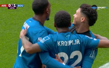 Арсенал - Борнемут 1:1 /първо полувреме/