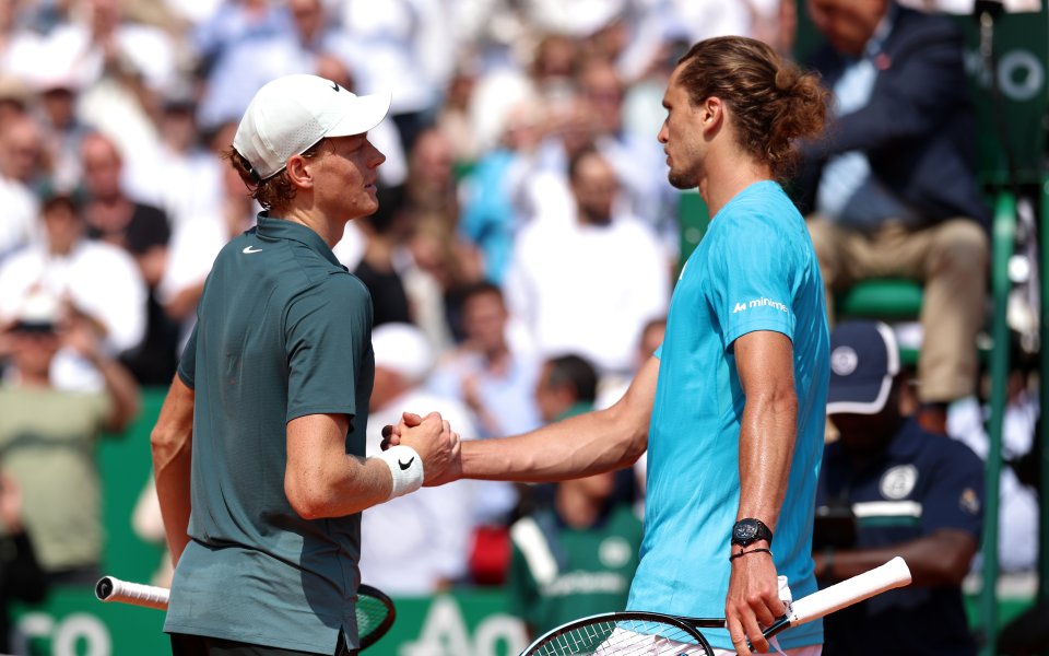 Александър Зверев - Яник Синер 0:2 сета / ATP 1000 Монте Карло, 1/2-финал, 11.04.2026 г.
