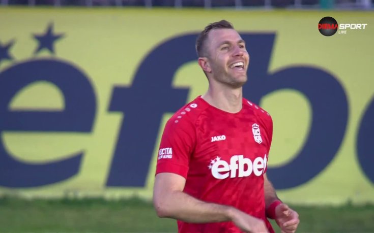 Илиев направи 4:0 в полза на ЦСКА 1948 срещу Черно море със страхотен гол