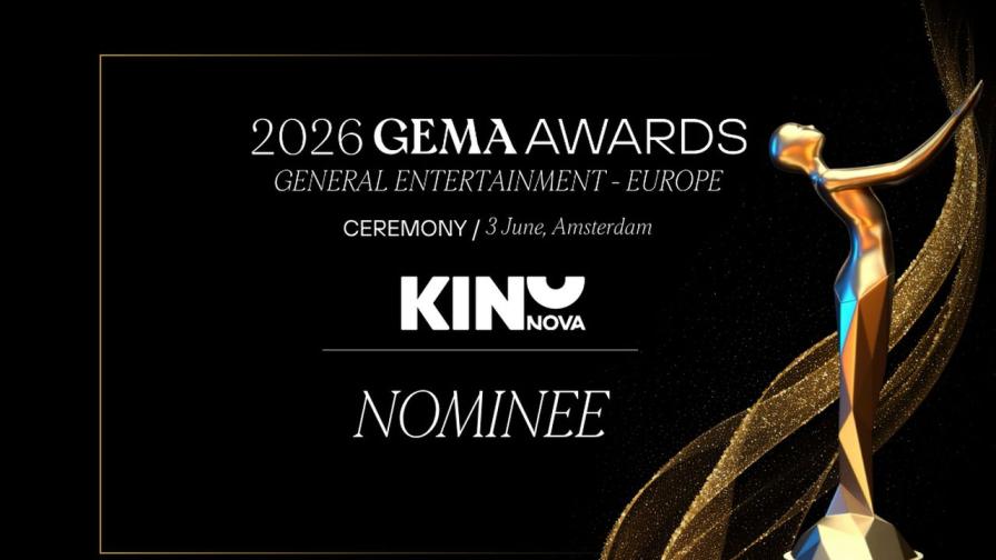 Новата визуална идентичност на KINO NOVA с номинация от престижните GEMA Awards