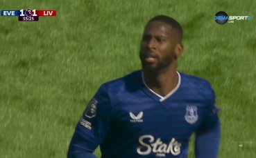 Бето възстанови равенството за Евертън срещу Ливърпул (видео)