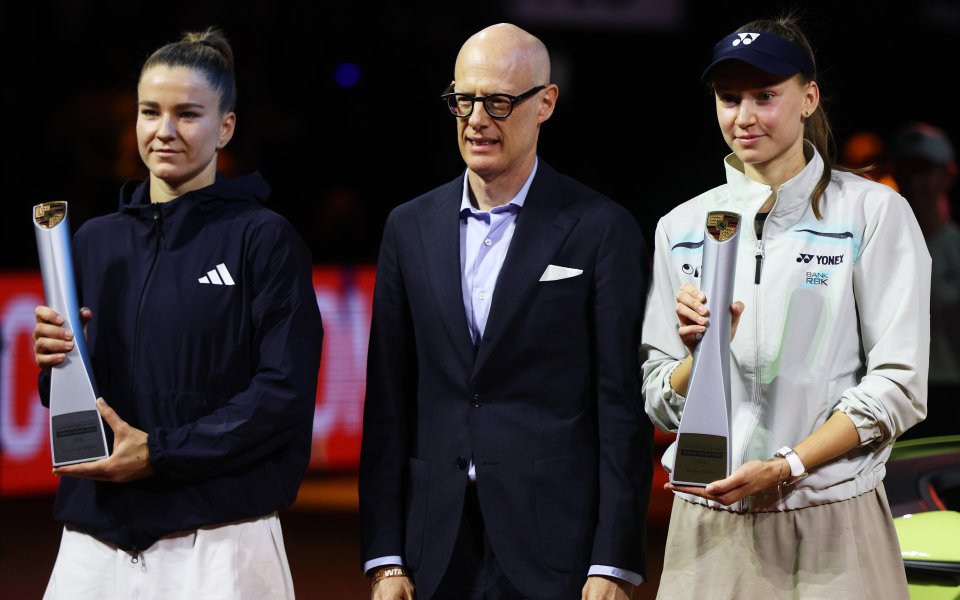 Елена Рибакина - Каролина Мухова 2:0 сета / WTA 500 Щутгарт, финал, 19.04.2026 г.