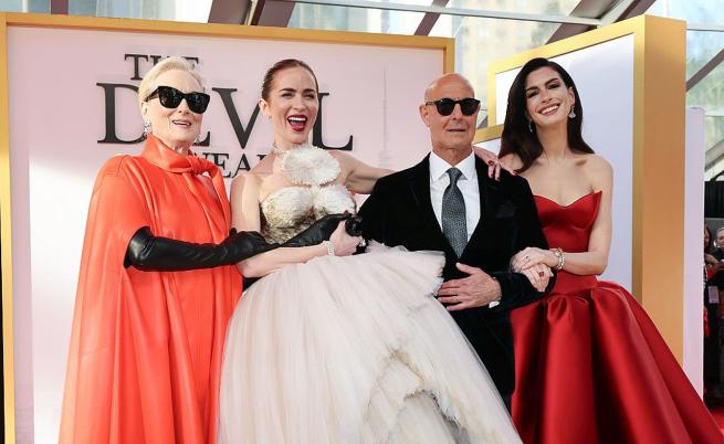 Ан Хатауей и Мерил Стрийп заслепиха на премиерата на „Дяволът носи Прада 2“