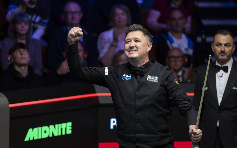 Kieron Wilson set fire to the dreams of a 19-year-old debutant at the Crucible with a famous turn