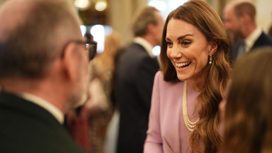 Трогателният момент на принцеса Кейт с гост на двореца ще ви разплаче