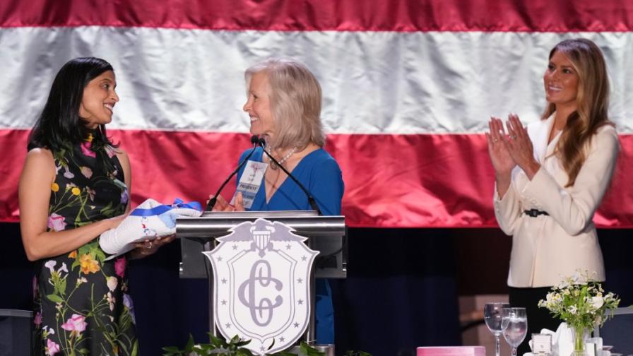 Мелания Тръмп и Уша Ванс на 113-ия годишен...