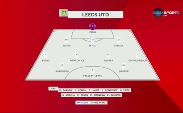 Челси - Лийдс /състави/