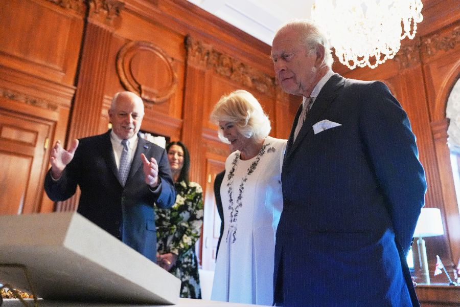 <p>Крал Чарлз и кралица Камила на държавно посещение в САЩ.</p>