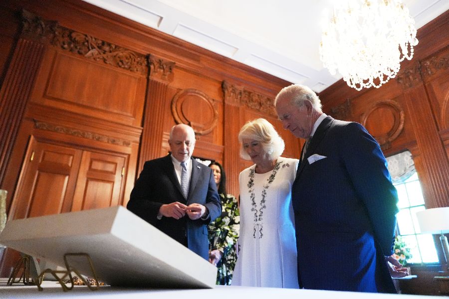 <p>Крал Чарлз и кралица Камила на държавно посещение в САЩ.</p>