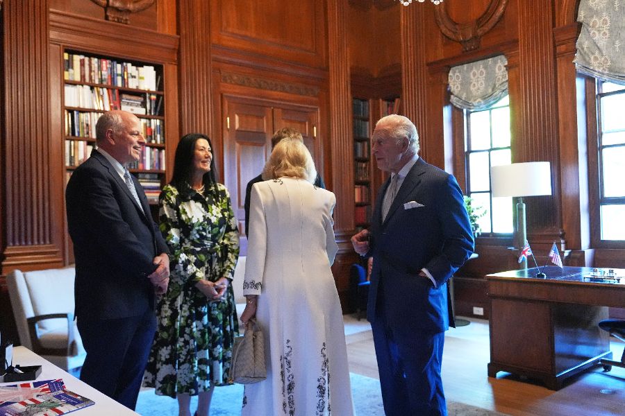 <p>Крал Чарлз и кралица Камила на държавно посещение в САЩ.</p>