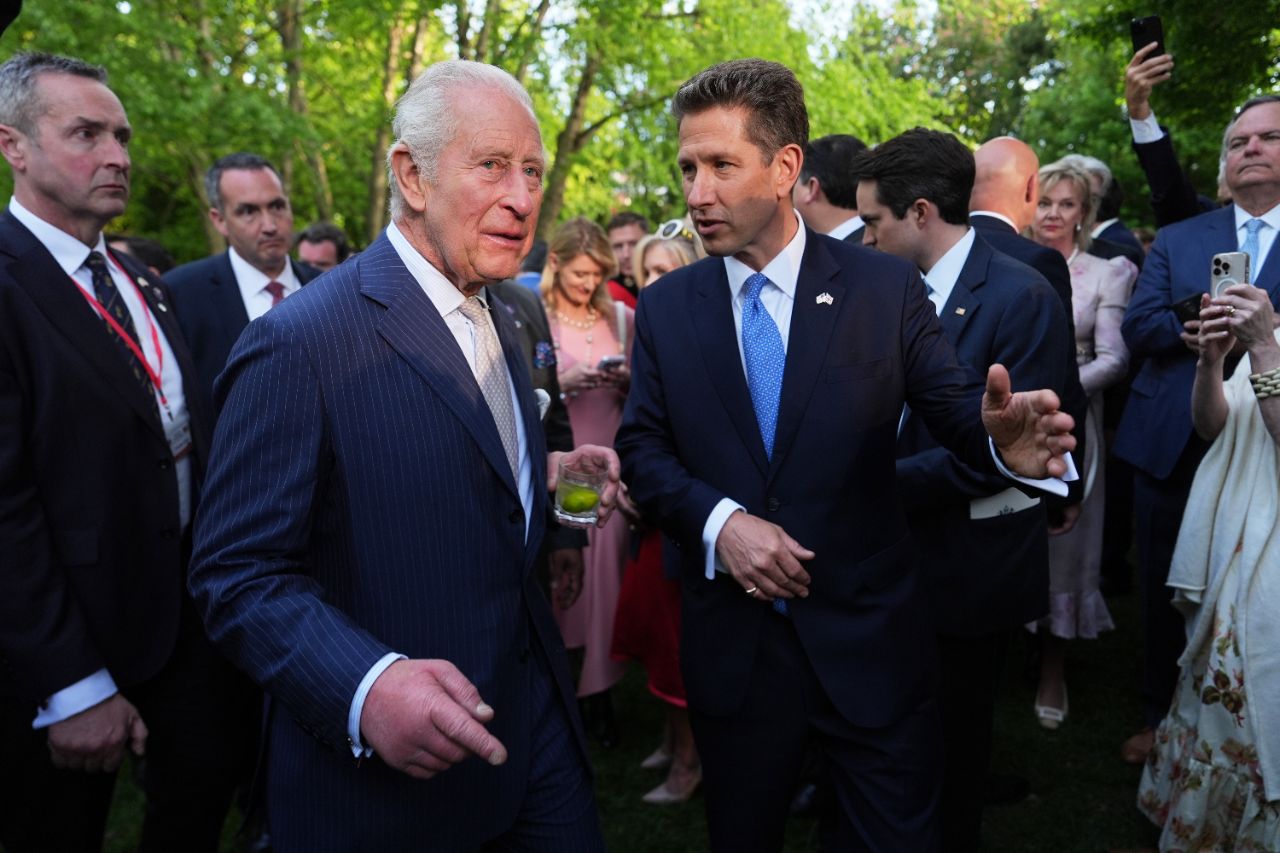 <p>Крал Чарлз и кралица Камила на държавно посещение в САЩ.</p>