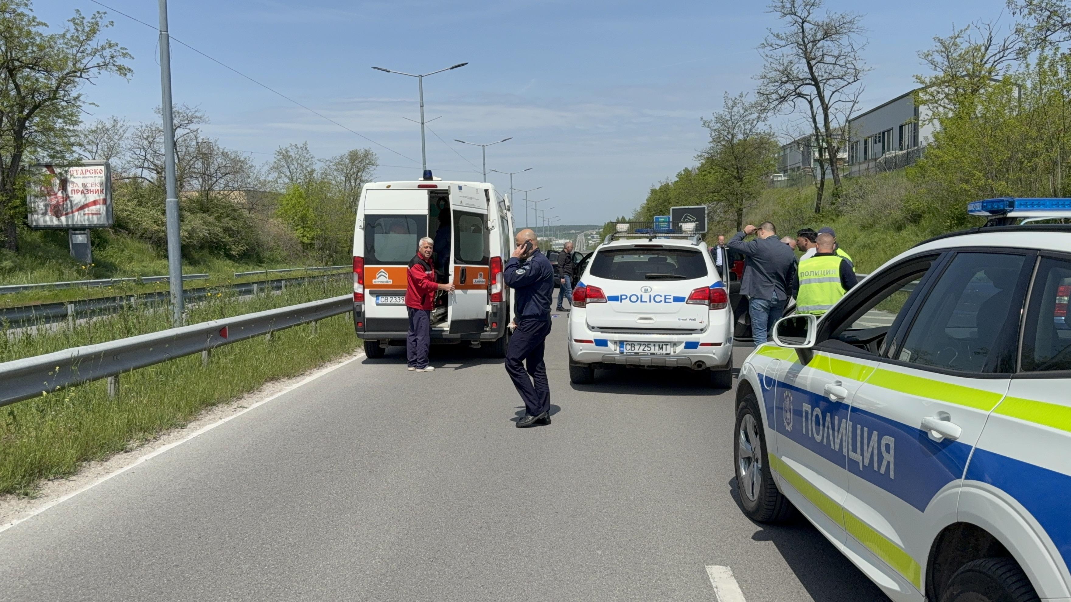 Стрелба и бой между шофьори в Хасково