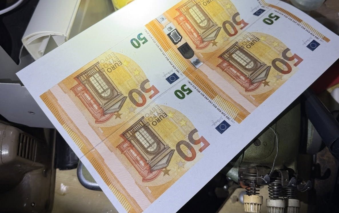 МВР разкри печатница за фалшиви евро в София