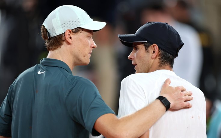 Безмилостен Синер сложи край на приказката на Рафа Жодар в Мадрид