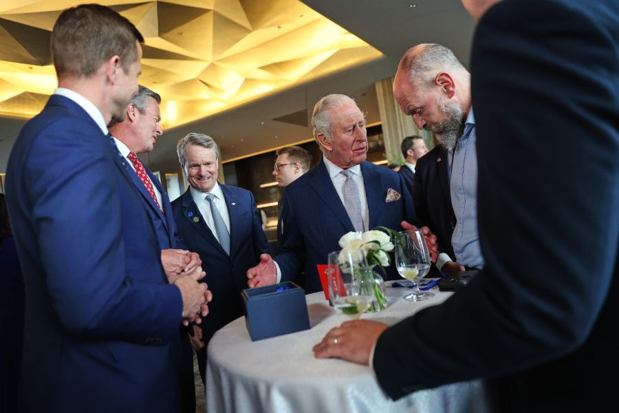 Крал Чарлз III и кралица Камила започнаха посещението си в Ню Йорк.