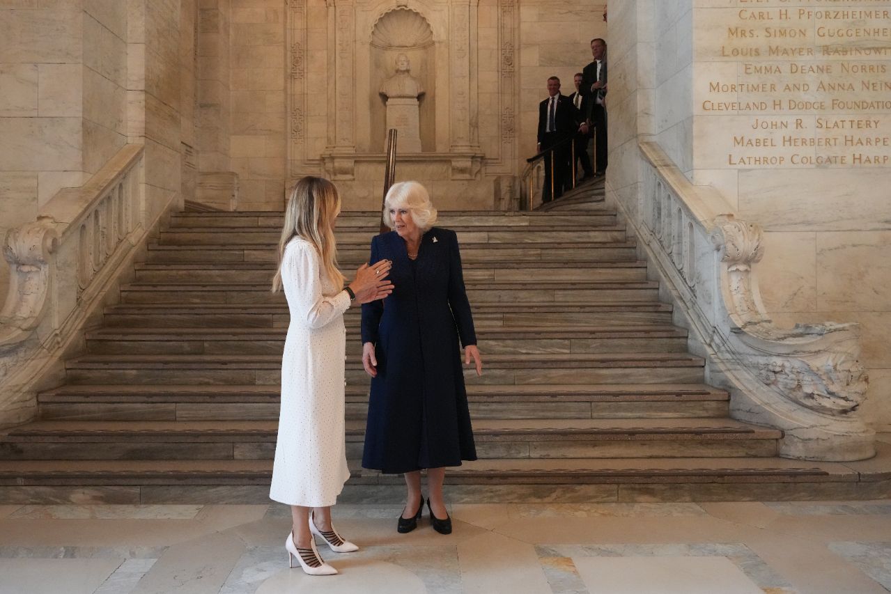 Крал Чарлз III и кралица Камила започнаха посещението си в Ню Йорк.