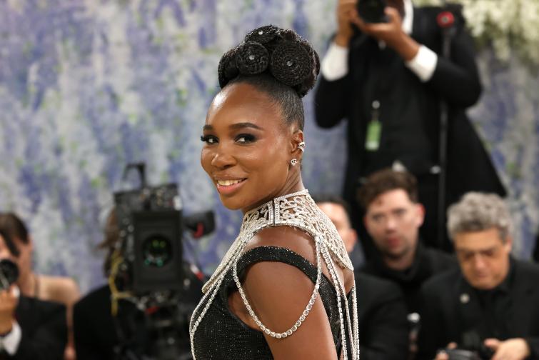 Черен блясък и диаманти Винъс Уилямс на Met Gala