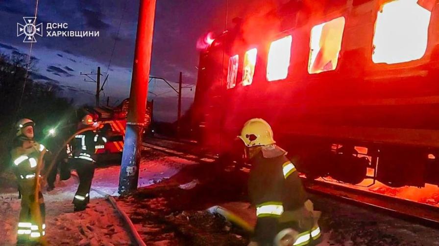 Русия удари пътнически влак в Николаевска област