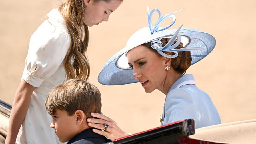 Блясък и кралски разкош: Кейт Мидълтън очарова Лондон на парада Trooping the Colour 2026