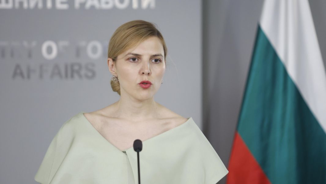 <p>Визията на Велислава Петрова на срещата с Хакан Фидан.</p>