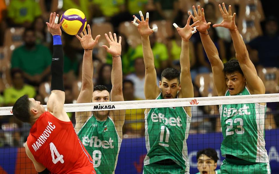 Bulgaria loses 0–3 to Serbia in Nations League volleyball match