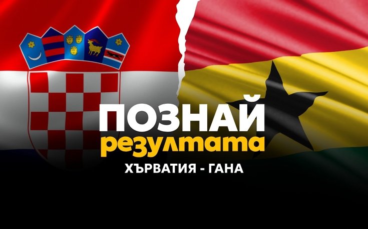 Познай резултата на Хърватия – Гана и спечели!