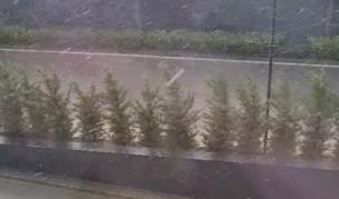 Страшна буря с градушка и порой в София