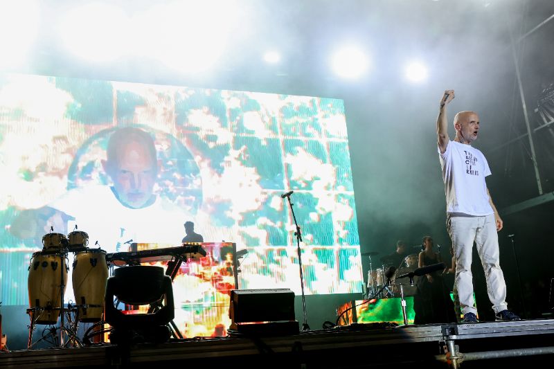 <p>Американският музикант и композитор Moby с концерт на главната сцена на фестивала PhillGood на Гребната база в Пловдив.</p>