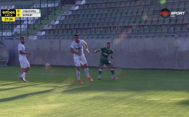 Лудогорец - Ботев Враца 2:0 /първо полувреме/