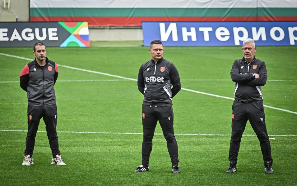 Тренировка на националния отбор по футбол1