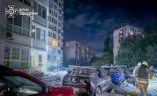 Щети по жилищна сграда след руска атака с дрон, Одеса, Украйна, 2 септември 2026 г.
