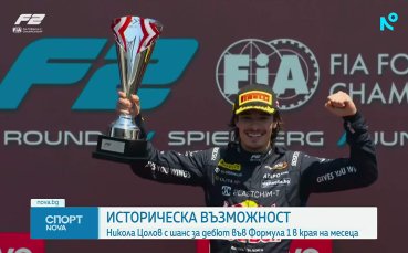 Съюзът на българските автомобилисти подкрепи Никола Цолов за  Формула 1