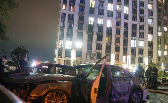 Жертви и ранени в Киев, Русия порази жилищен блок