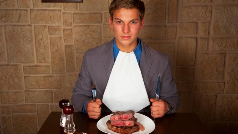 месо мъж вечеря обяд хранене