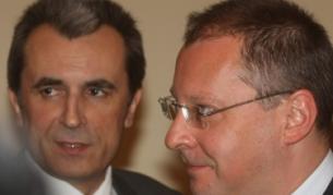 Премиерът Сергей Станишев и министърът на финансите Пламен Орешарски