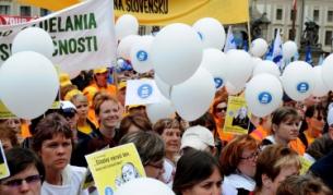 Демонстрантите в Берлин