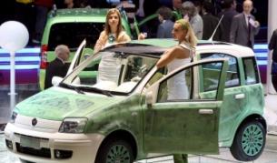 "Зелената" модификация на един от малките модели на компанията - "Фиат Панда Ария"