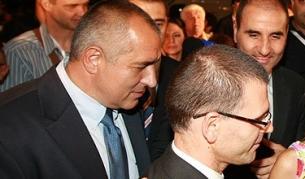 Симеон Дянков и Бойко Борисов в нощта след изборите