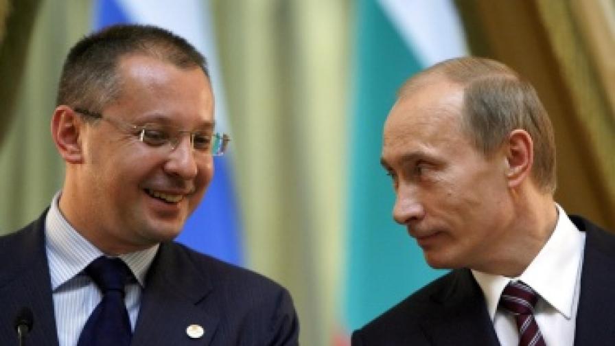 Сергей Станишев и руският премиер Владимир Путин