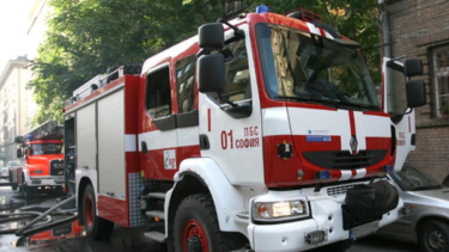 Пожар в София отне живота на възрастен мъж
