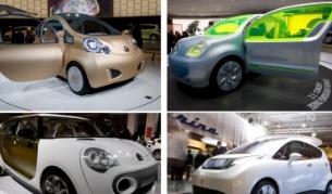 Автомобили с нулеви емисии, представени на салона в Париж: "Нисан Нуву", "Рено Z E", "Ситроен C-Кактюс", "Пининфарина Болоре Бо"