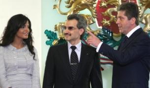 Алуалид ибн Талал бе на еднодневно посещение у нас през юли.